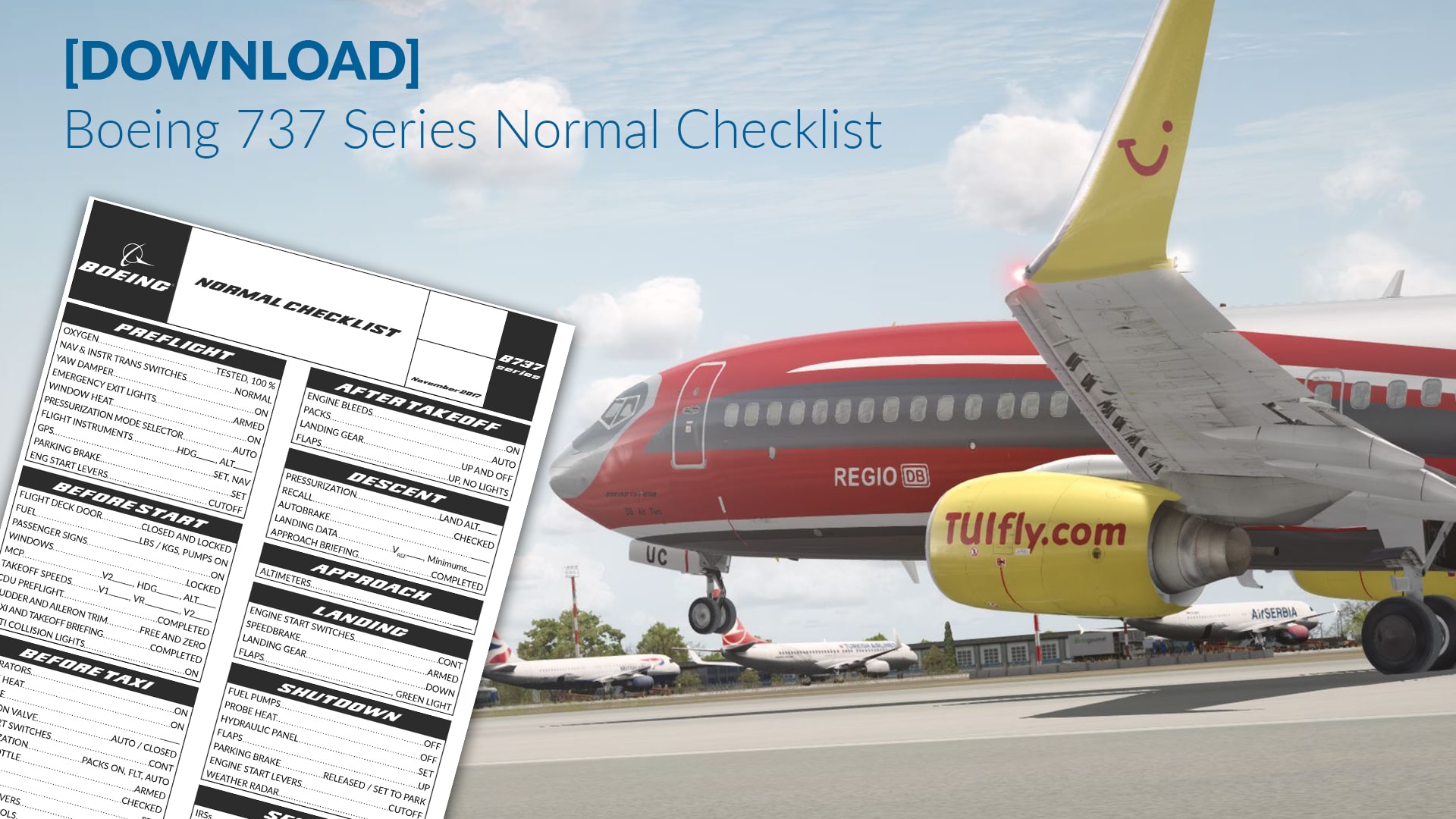 Boeing 737 Series Normal Checklist