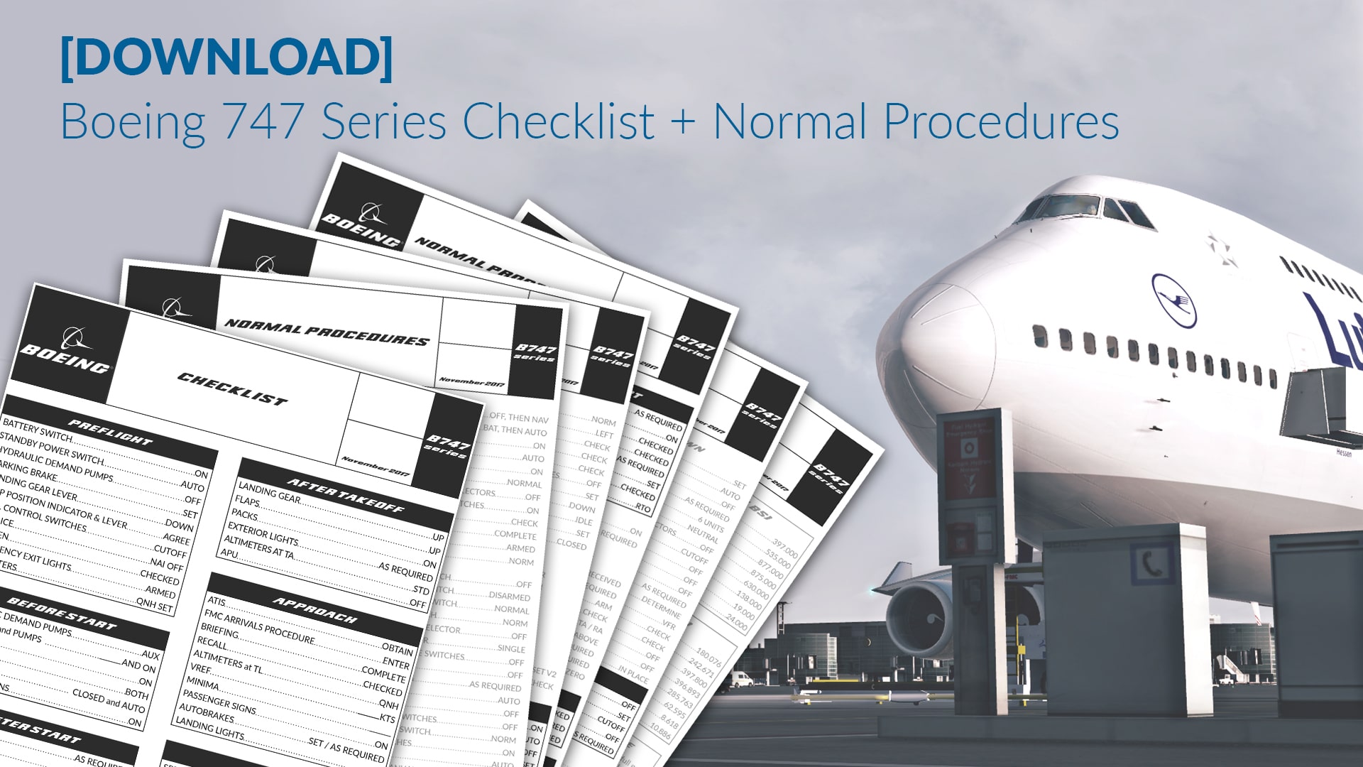 Boeing 747 Series Checklist + Normal Procedures
